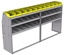 25-9848-3 Profiled back bin separator combo Shelf unit 94"Wide x 18.5"Deep x 48"High with 3 shelves