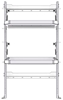 26-3063-02 2 level fold-up shelving unit, 35"Wide x 21"Deep x 63"High