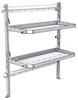 26-5063-02 2 level fold-up shelving unit, 53"Wide x 21"Deep x 63"High