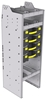 15-1858-4 Profiled back carry case cabinet 18-7/8"Wide x 18.5"Deep x 58"High with 4 Carrycases