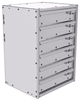 16-1526-600 Tool drawer 18" Wide X 15.5" Deep X 25-11/16" High with 6 drawers