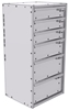 16-1536-312 Tool drawer 18" Wide X 15.5" Deep X 35-11/16" High with 6 drawers