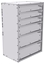 16-2536-312 Tool drawer 24" Wide X 15.5" Deep X 35-11/16" High with 6 drawers