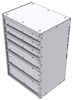 16-2836-312 Tool drawer 24" Wide X 18.5" Deep X 35-11/16" High with 6 drawers