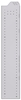 32-L372-5 Square Back Refrigerant Shelf Unit 15.45"Wide x 13.5"Deep x 72"High for 5 large bottles