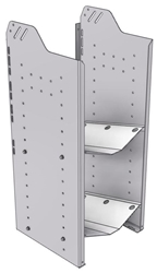 32-L536-2 Square Back Refrigerant Shelf Unit 15.45"Wide x 15.5"Deep x 36"High for 2 large bottles