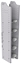 32-S363-5 Square Back Refrigerant Shelf Unit 12.45"Wide x 13.5"Deep x 63"High for 5 small bottles