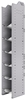 32-S372-6 Square Back Refrigerant Shelf Unit 12.45"Wide x 13.5"Deep x 72"High for 6 small bottles
