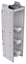 33-L558-3 Profiled Back Refrigerant Shelf Unit 15.45"Wide x 15.5"Deep x 58"High for 3 large bottles