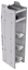 33-L863-3 Profiled Back Refrigerant Shelf Unit 15.45"Wide x 18.5"Deep x 63"High for 3 large bottles