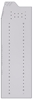 33-S858-5 Profiled Back Refrigerant Shelf Unit 12.45"Wide x 18.5"Deep x 58"High for 5 small bottles
