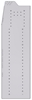 33-S863-5 Profiled Back Refrigerant Shelf Unit 12.45"Wide x 18.5"Deep x 63"High for 5 small bottles
