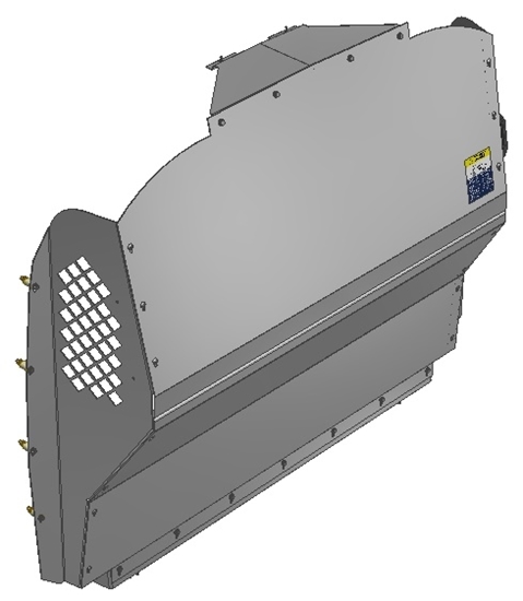 10-MM01-121 Solid Contoured Partition for Mercedes-Benz Metris Std. Roof 