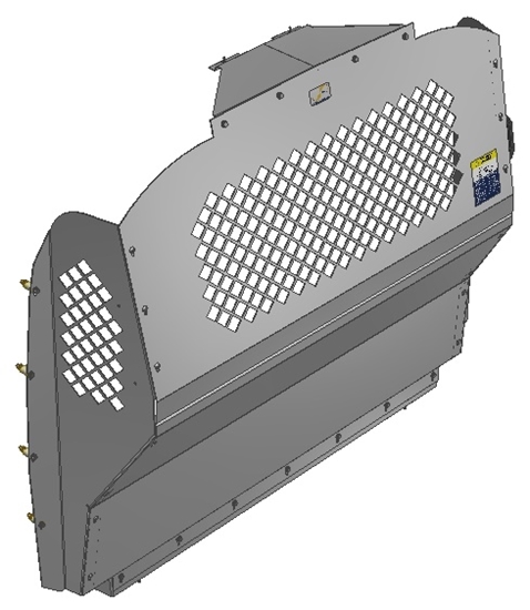 10-MM01-122 Mesh Contoured Partition for Mercedes-Benz Metris Std. Roof 