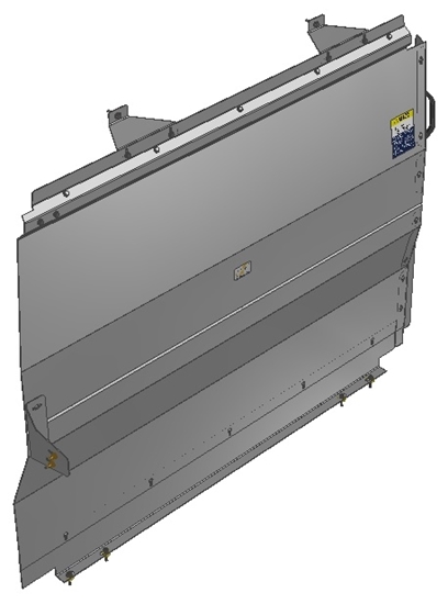 10-NV01-121 Solid Contoured Partition for NV Low Roof 