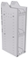 28-9536-3 Square Back Bookshelf, 9"Wide x 15.5"Deep x 36"High with 3 shelves