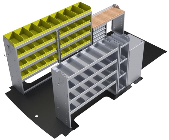 60-FT21-W1 Workstation Package for Ford Transit 148" Wheelbase Low Roof