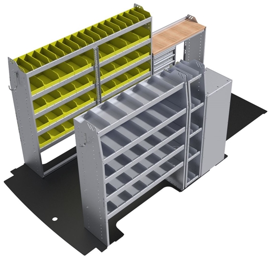 60-FT22-W1 Workstation Package for Ford Transit 148" Wheelbase Medium Roof