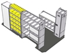 60-MS11-W1 Workstation Package for Mercedes-Benz Sprinter 144" WB Std. Roof