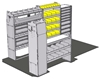 60-MS12-W1 Workstation Package for Mercedes-Benz Sprinter 144" WB High Roof