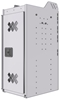 12-1836-1 Square back locker cabinet 14"Wide x 18.5"Deep x 36"High with 1 shelf and 2 hooks and hang rod