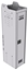 12-1863-3 Square back locker cabinet 14"Wide x 18.5"Deep x 63"High with 3 shelves and 2 hooks and hang rod