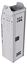 13-1348-2 Profiled back locker cabinet 14"Wide x 13.5"Deep x 48"High and 2 shelves and 2 hooks and hang rod