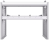 18-3530-1W Workbench 34.5"Wide x 15.5"Deep x 30"high with 1 standard divider shelf and a 1.5" thick hardwood worktop