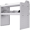 18-3530-3W Workbench 34.5"Wide x 15.5"Deep x 30"high with 1 high divider shelf and a 1.5" thick hardwood worktop