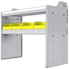 18-3530-5W Workbench 34.5"Wide x 15.5"Deep x 30"high with 1 bin shelf and a 1.5" thick hardwood worktop