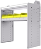 18-3536-5W Workbench 34.5"Wide x 15.5"Deep x 36"high with 1 bin shelf and a 1.5" thick hardwood worktop