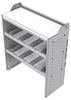 18-3542-2W Workbench 34.5"Wide x 15.5"Deep x 42"high with 2 standard divider shelves and a 1.5" thick hardwood worktop