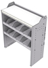 18-3542-4W Workbench 34.5"Wide x 15.5"Deep x 42"high with 2 high divider shelves and a 1.5" thick hardwood worktop