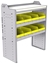 18-3542-6W Workbench 34.5"Wide x 15.5"Deep x 42"high with 2 bin shelves and a 1.5" thick hardwood worktop
