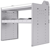 18-3830-1W Workbench 34.5"Wide x 18.5"Deep x 30"high with 1 standard divider shelf and a 1.5" thick hardwood worktop