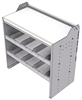 18-3836-2W Workbench 34.5"Wide x 18.5"Deep x 36"high with 2 standard divider shelves and a 1.5" thick hardwood worktop
