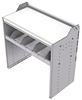 18-3836-3W Workbench 34.5"Wide x 18.5"Deep x 36"high with 1 high divider shelf and a 1.5" thick hardwood worktop