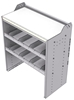 18-3842-2W Workbench 34.5"Wide x 18.5"Deep x 42"high with 2 standard divider shelves and a 1.5" thick hardwood worktop