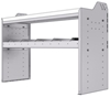 18-4530-1W Workbench 43"Wide x 15.5"Deep x 30"high with 1 standard divider shelf and a 1.5" thick hardwood worktop