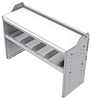18-4530-1W Workbench 43"Wide x 15.5"Deep x 30"high with 1 standard divider shelf and a 1.5" thick hardwood worktop