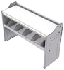 18-4530-3W Workbench 43"Wide x 15.5"Deep x 30"high with 1 high divider shelf and a 1.5" thick hardwood worktop