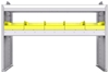 18-4530-5W Workbench 43"Wide x 15.5"Deep x 30"high with 1 bin shelf and a 1.5" thick hardwood worktop