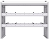 18-4536-2W Workbench 43"Wide x 15.5"Deep x 36"high with 2 standard divider shelves and a 1.5" thick hardwood worktop