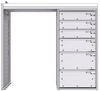 18-4536-RD Workbench 43"Wide x 15.5"Deep x 36"high with a 6 Drawer unit on Right hand side