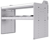 18-4830-1W Workbench 43"Wide x 18.5"Deep x 30"high with 1 standard divider shelf and a 1.5" thick hardwood worktop