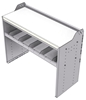 18-4836-1W Workbench 43"Wide x 18.5"Deep x 36"high with 1 standard divider shelf and a 1.5" thick hardwood worktop