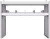 18-4836-3W Workbench 43"Wide x 18.5"Deep x 36"high with 1 high divider shelf and a 1.5" thick hardwood worktop