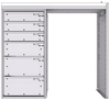 18-4836-LD Workbench 43"Wide x 18.5"Deep x 36"high with a 6 Drawer unit on Left hand side