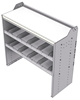 18-4842-2W Workbench 43"Wide x 18.5"Deep x 42"high with 2 standard divider shelves and a 1.5" thick hardwood worktop