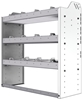 20-3336-3 Square back shelf unit 36"Wide x 13.5"Deep x 36"High with 3 shelves